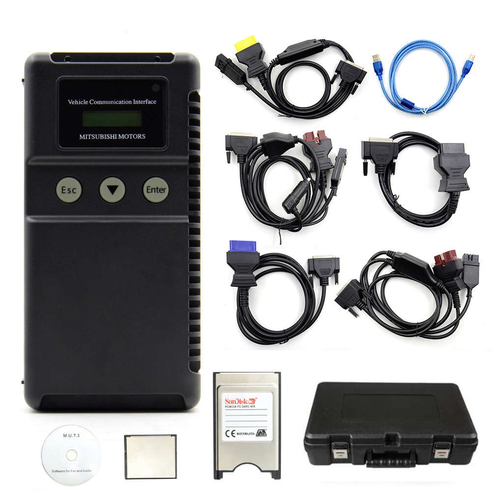 V2014.03 Mitsubishi MUT-3 diagnostic tool for cars and trucks with CF card and Coding Function