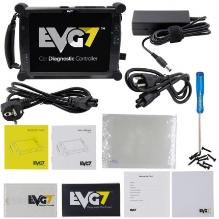 EVG7 Tablet with 500/1000 GB HDD/SSD 8GB Diagnostic Controller Tablet PC For BMW ICOM A2 A3/MB STAR C4 C5/MDI