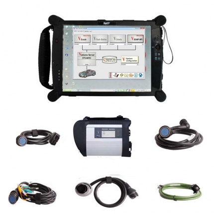 V2025.03 MB DOIP SD C4 Star Diagnostic Tool With Vediamo V05.01.01 Development and Engineering Software Plus EVG7 Tablet