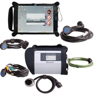 V2025.03 MB DOIP SD Connect C4 with Super Engineering Software DTS monaco Vediamo Plus EVG7 Tablet Support Offline Progr