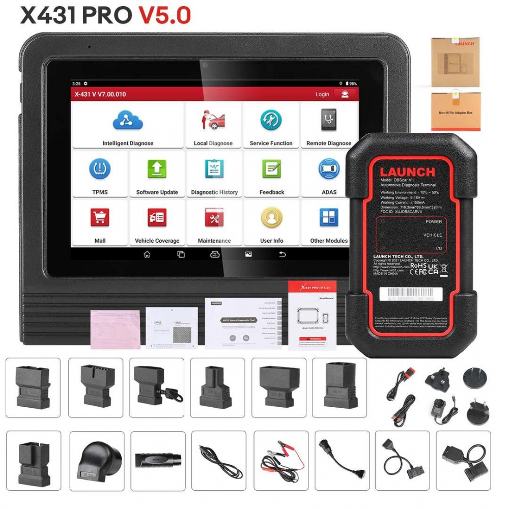 Launch X431 V V5.0 8inch Tablet Wifi/Bluetooth Full System Diagnostic Tool