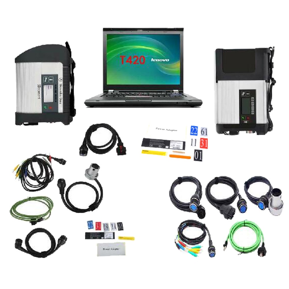 V2025.03 MB DOIP SD Connect C4/C5 Star Diagnosis Plus Lenovo T420 Laptop With Vediamo and DTS Engineering Software