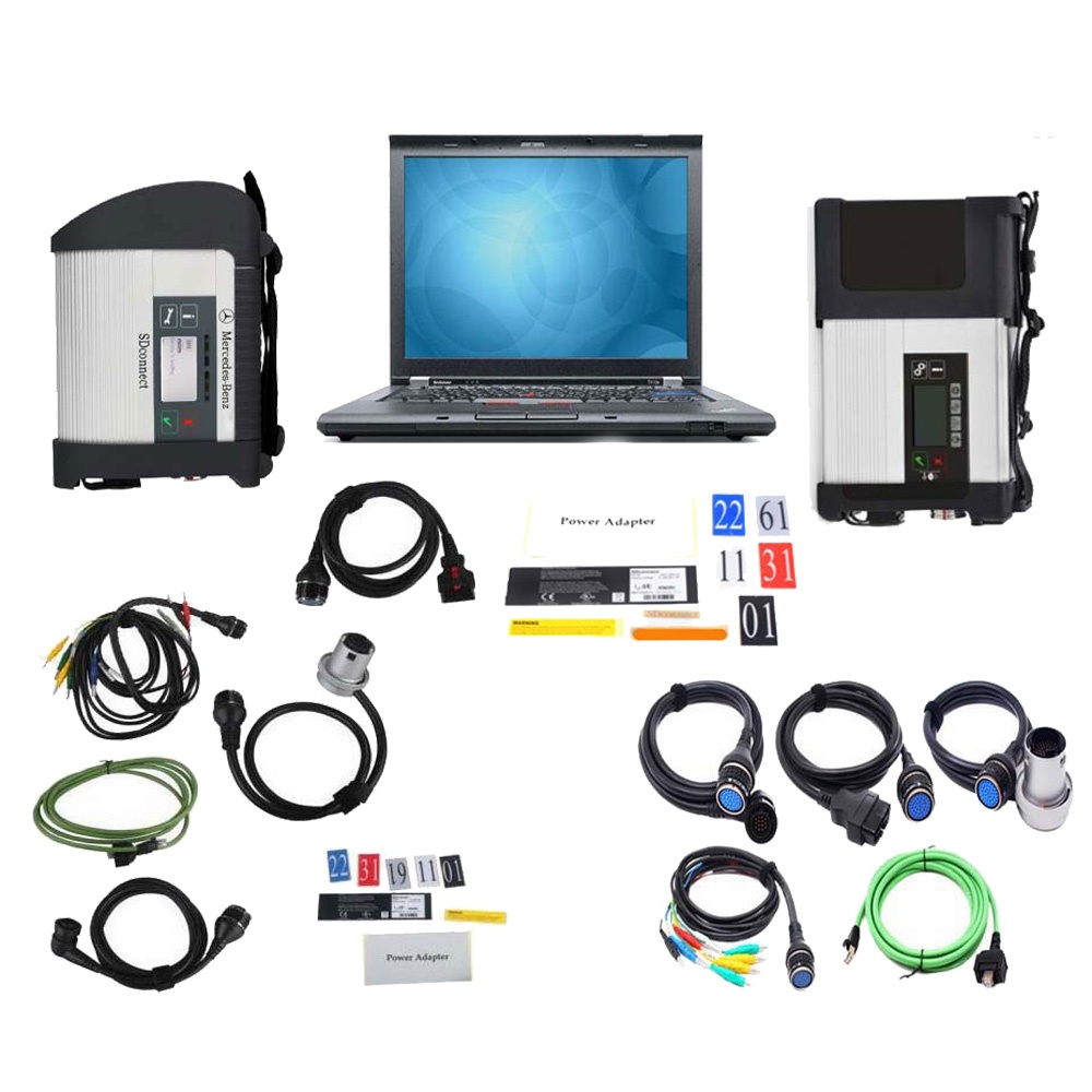 V2025.03 DOIP MB SD Connect C4/C5 MB Star C4/C5 Diagnosis Scanner Plus Lenovo T420 Laptop With DTS and Vediamo Engineering