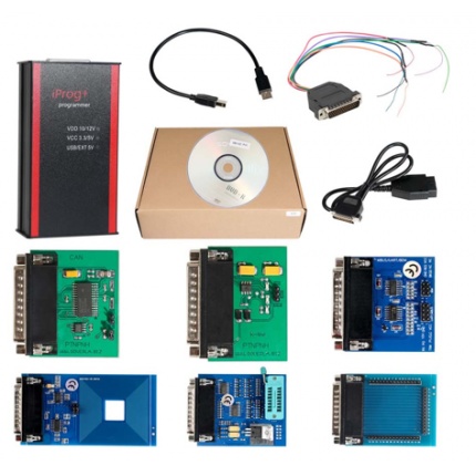V87 Iprog+ Iprog Pro Programmer Support Mileage Correction + IMMO + Airbag Reset Replace Carprog Full Digiprog III