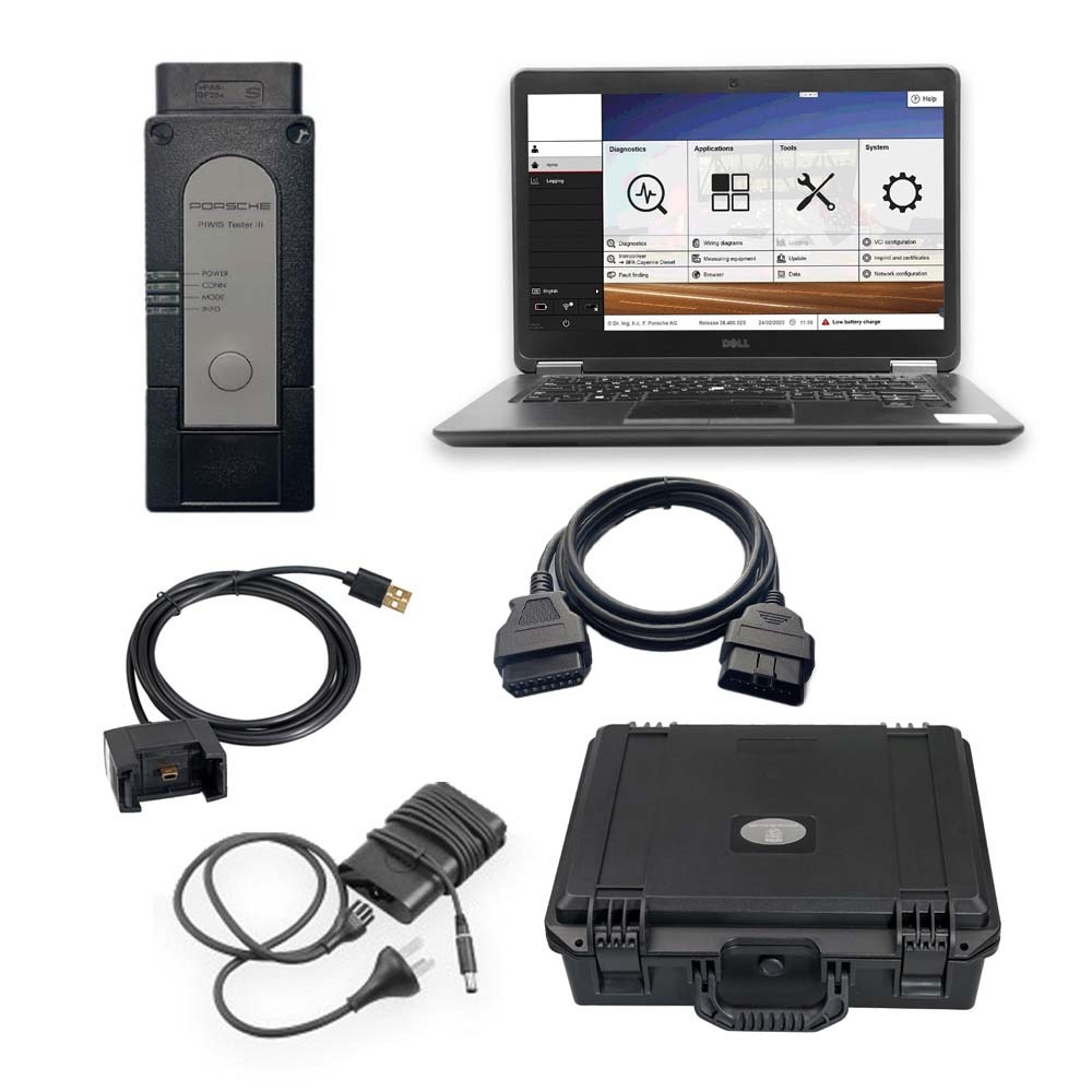 Porsche Piwis 3 PT3G-VCI V44.800.022 + V38.250 Plus DELL E7450 I5 5300U Laptop