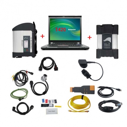V2024.12 BMW ICOM NEXT + V2025.03 DOIP MB STAR SD C4 with Lenovo T420 laptop BENZ BMW Softwares Full Set Ready to Use