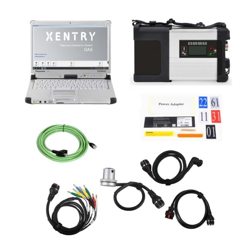 2025.03 DOIP MB SD Connect Compact 5 Star Diagnosis With Panasonic CF-C2 laptop Support Offline Programming