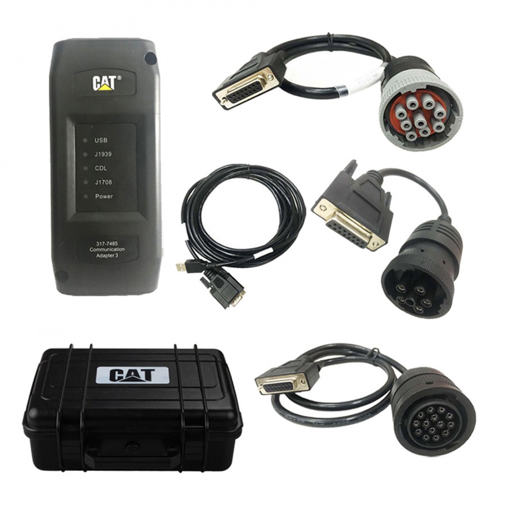 CAT Caterpillar ET 2025A Diagnostic Adapter III Cat Communication Adapter 3 (Real Caterpillar ET3)
