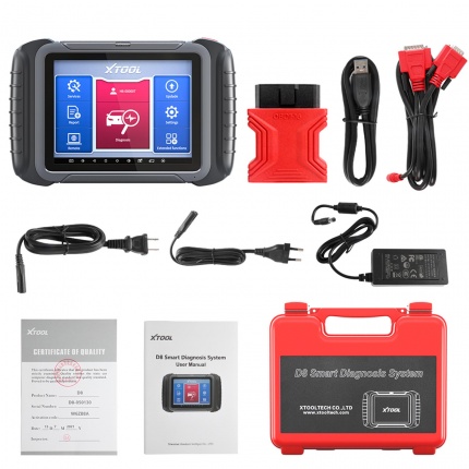 XTOOL D8 Diagnostic Tool ECU Coding Scanner Automotivo Bi-Direction Control/ OBD2/EOBD CAN FD Professional Tools