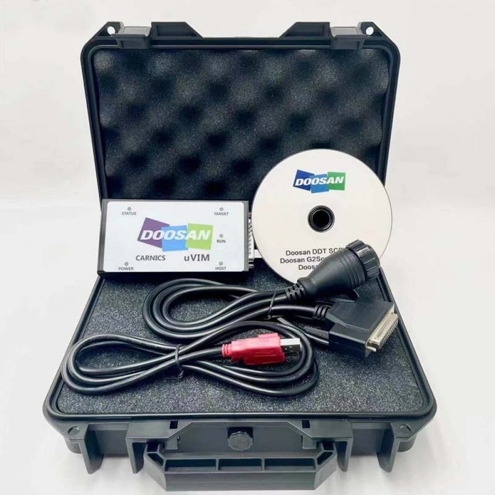 V2025.02 Doosan Excavator Inspection Diagnostic Tool DDT SCR DPF G2 Scan DCU ECU DMS-5