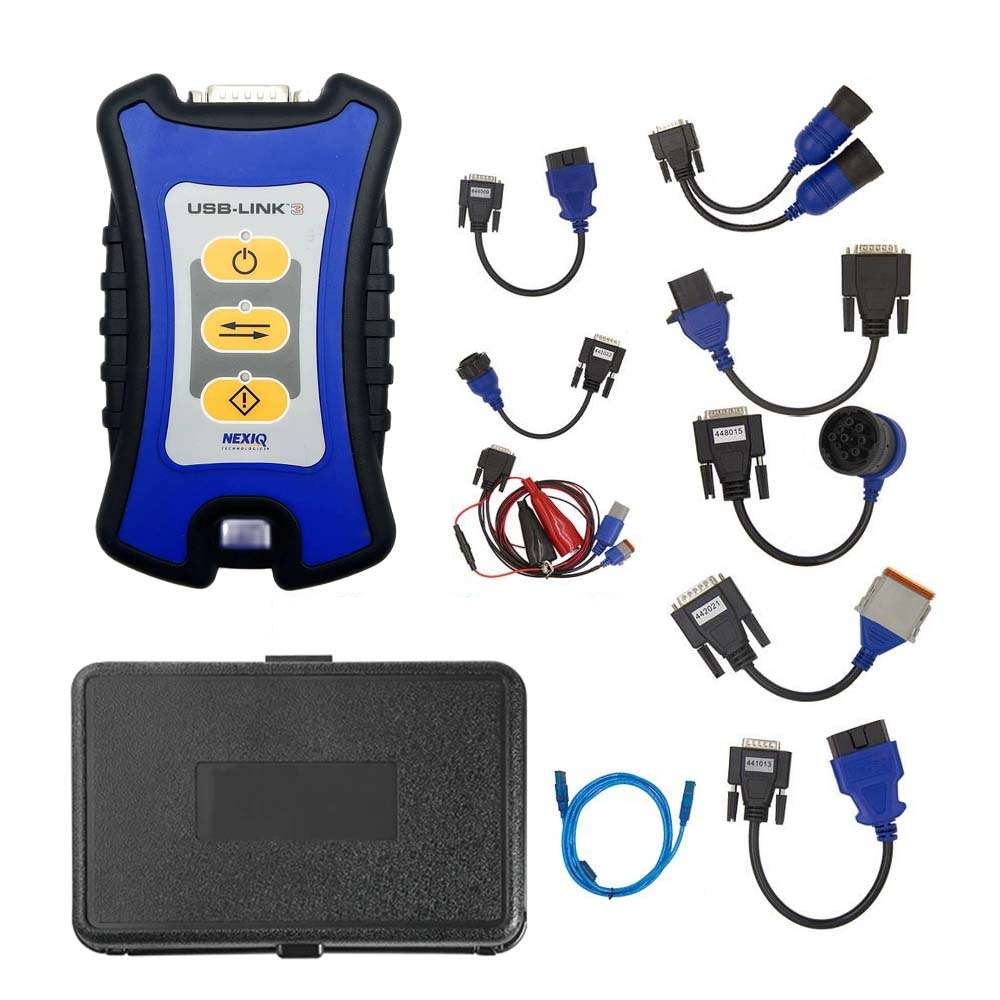 Nexiq USB Link 3 Bluetooth Heavy Duty Truck Diagnostic Tool with Diesel Software