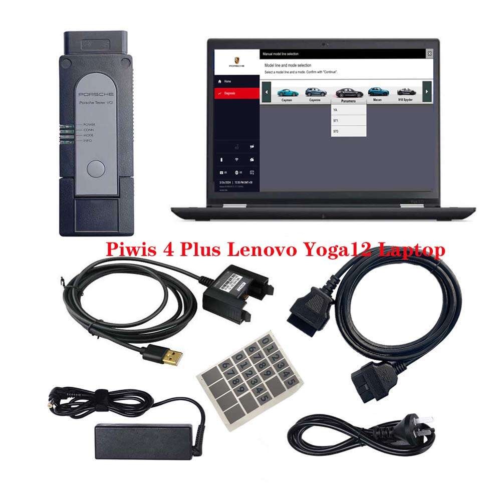 Porsche Piwis 4 Piwis IV Diagnostic Tool With V42.700 + V38.250 Software
